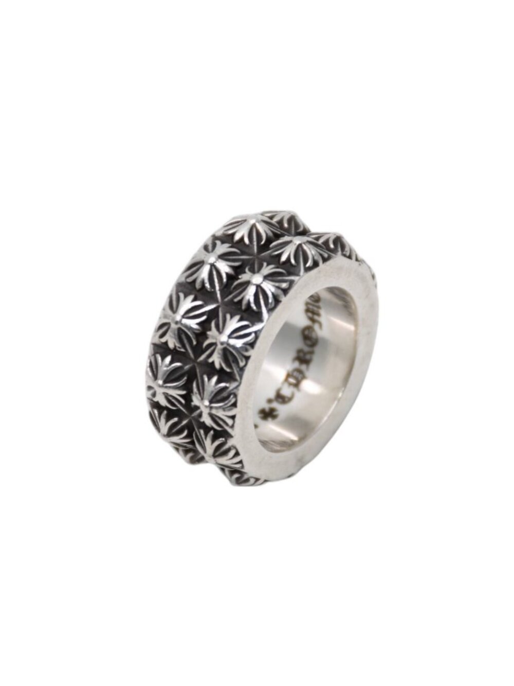 Chrome Hearts Pete Punk Ring Pyramid 925 Sterling Silver